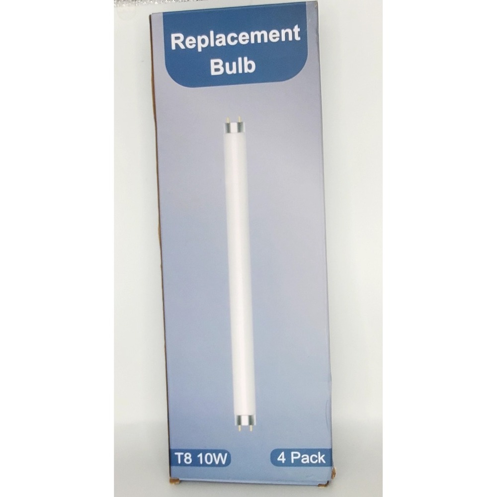 4 Pack Of T8-10W Replacement Bulbs